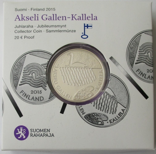 Finnland 20 Euro 2015 Akseli Gallen-Kallela