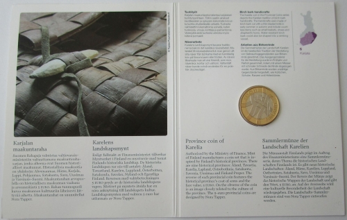 Finland 5 Euro 2011 Regions Karjala Proof