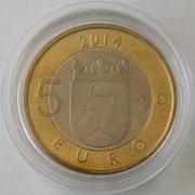 Finnland 5 Euro 2014 Provinzen Karjala BU