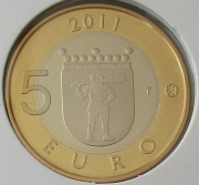 Finland 5 Euro 2011 Regions Lappi Proof