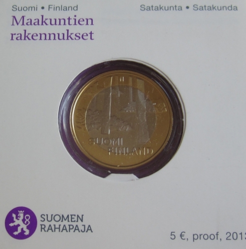 Finnland 5 Euro 2013 Provinzen Satakunta PP