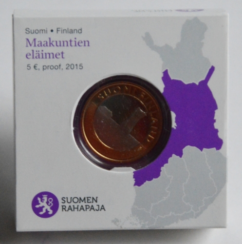 Finnland 5 Euro 2015 Provinzen Pohjanmaa PP