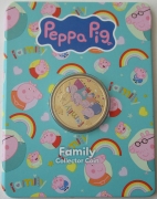 Tuvalu 1 Dollar 2026 Peppa Pig Family