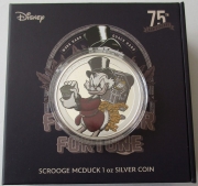 Niue 2 Dollars 2022 Disney 75 Jahre Dagobert Duck /...