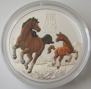Australien 8 Dollars 2026 Lunar III Pferd Koloriert
