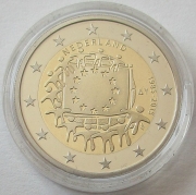 Netherlands 2 Euro 2015 30 Years European Flag Proof