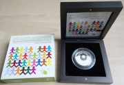 Portugal 5 Euro 2007 Equal Opportunities Silver Proof