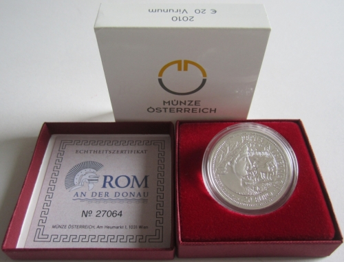 Österreich 20 Euro 2010 Rom an der Donau Virunum