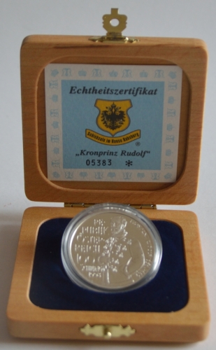 Austria 100 Schilling 1998 Habsburg Kronprinz Rudolf Silver