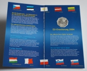 Austria 5 Euro 2004 Eurostar EU-Enlargement Silver BU
