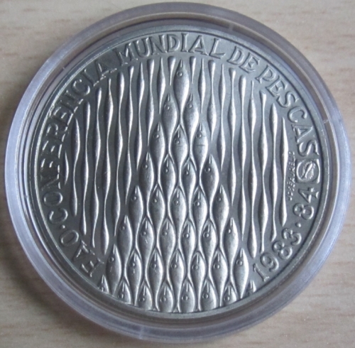Portugal 250 Escudos 1984 FAO World Fisheries Conference in Rome