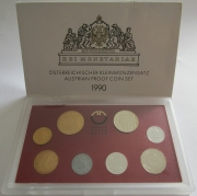 Austria Proof Coin Set 1990