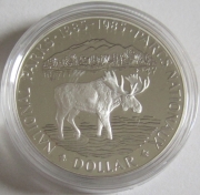 Kanada 1 Dollar 1985 100 Jahre Nationalparks PP