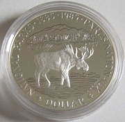 Canada 1 Dollar 1985 100 Years National Parks Silver Proof