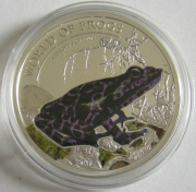 Palau 2 Dollars 2011 World of Frogs Atelopus Certus...