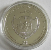 Palau 2 Dollars 2011 World of Frogs Atelopus Certus Purple Silver