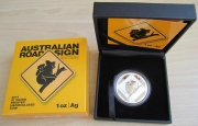 Australia 1 Dollar 2014 Road Sign Koala 1 Oz Silver