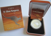 Australia 1 Dollar 2004 Kangaroo 1 Oz Silver Proof