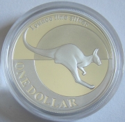 Australia 1 Dollar 2004 Kangaroo 1 Oz Silver Proof