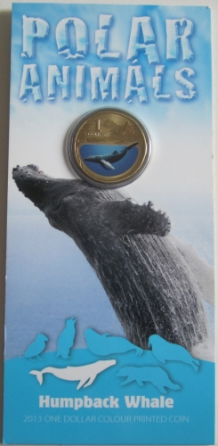 Australien 1 Dollar 2013 Tiere Buckelwal
