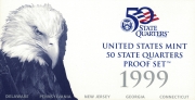 USA State Quarters PP Set 1999