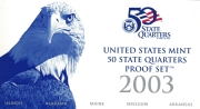 USA State Quarters PP Set 2003