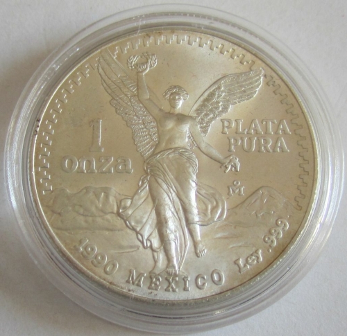 Mexico Libertad 1 Oz Silver 1990