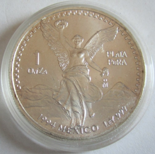 Mexico Libertad 1 Oz Silver 1994