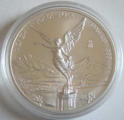 Mexico Libertad 1 Oz Silver 1996