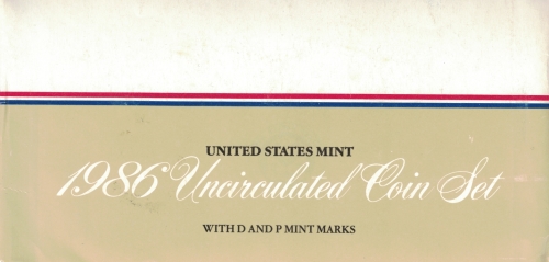 USA Coin Set 1986 Philadelphia + Denver