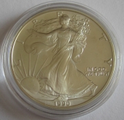 USA 1 Dollar 1990 American Silver Eagle 1 Oz Silver