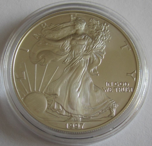 USA 1 Dollar 1997 American Silver Eagle 1 Oz Silver