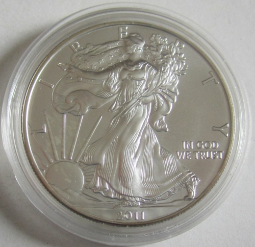 USA 1 Dollar 2011 American Silver Eagle 1 Oz Silver