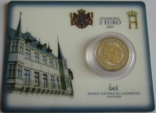 Luxembourg 2 Euro 2011 Grand Duke Jean BU