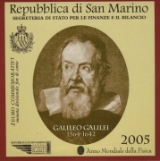 San Marino 2 Euro 2005 Galileo Galilei