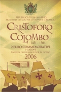 San Marino 2 Euro 2006 Christopher Columbus