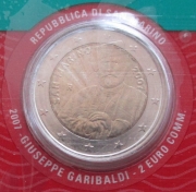 San Marino 2 Euro 2007 Giuseppe Garibaldi