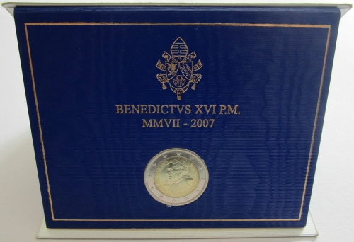 Vatikan 2 Euro 2007 Papst Benedikt XVI.