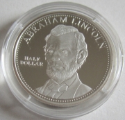 Cook Islands 1/2 Dollar 2015 Abraham Lincoln Silver