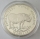 Cook Islands 50 Dollars 1990 Wildlife Black Rhinoceros Silver