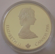 Kanada 20 Dollars 1986 Olympia Calgary Biathlon