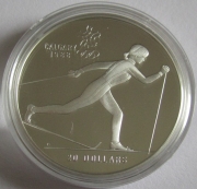 Canada 20 Dollars 1986 Olympics Calgary Cross-Country...