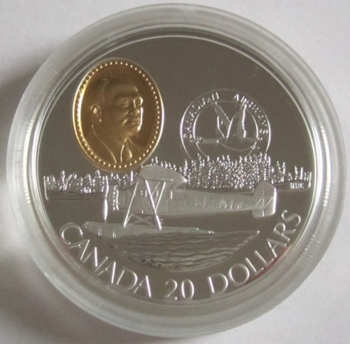 Kanada 20 Dollars 1993 Flugzeuge Fairchild 71C (lose)