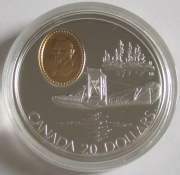 Canada 20 Dollars 1994 Airplanes Curtiss HS-2L Silver