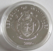 Seychelles 25 Rupees 2006 Football World Cup Germany Silver