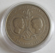 Tristan da Cunha 25 Pence 1981 Royal Wedding
