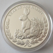 Somaliland 1000 Shillings 2011 Lunar Rabbit 1 Oz Silver...