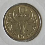 Madagaskar 10 Francs 1970 FAO Gewürzvanille
