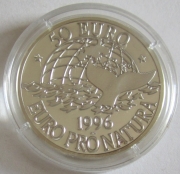 50 Euro pro Natura 1996 Save the Whales Blue Whale Silver