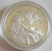 China 10 Yuan 1992 Johann Wolfgang von Goethe